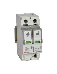Legrand Катоден отводител тип 2 SPD 40kA 320V 2P - 412241 - Цена | LEDs4economy 2