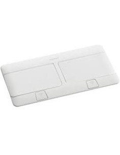 Legrand Подова/Мебелна кутия 2х4 мод. с вкл. монтажен кит цвят АЛУМИНИЙ МАТ (Matt aluminium) Pop-Up кутия - 654015 - Цена | LEDs