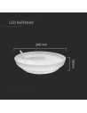 V-TAC 24W LED Плафон 6500 IP54 - 23598 - 5