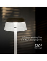 V-TAC 2W LED Настолна Лампа (130x285) 3в1 Димираща бял Тяло - 23686 - 6