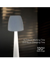 V-TAC 2W LED Настолна Лампа (80x370) 3в1 Димираща бял Тяло - 23684 - 6