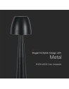 V-TAC 2W LED Настолна Лампа (80x370) 3в1 Димираща Черно Тяло - 23683 - 4