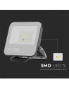V-TAC 50W LED Прожектор 4000K Черно Тяло Сиво Стъкло 160lm/W 5год. Гаранция - 23694 - 8