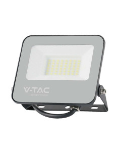 V-TAC 30W LED Прожектор 6500K Черно Тяло Сиво Стъкло 160lm/W 5год. Гаранция - 23693 - Цена | LEDs4economy