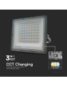 V-TAC 50W LED Прожектор 3в1 Сиво Тяло - 23614 - 9