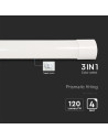 V-TAC 40W LED Линейно Тяло 120см 3в1 - 23680 - 8