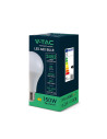 V-tac LED Крушка - 20W E27 A65 Термо Пластик 6400K 23749 - 4