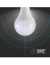 V-tac LED Крушка - 20W E27 A65 Термо Пластик 6400K 23749 - 6
