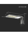 V-TAC LED Улична Лампа SAMSUNG чип 100W 6500K - 23621 - 8