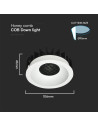 V-TAC 18W LED Луна Bridgelux 3в1 Бял Ринг + Черна Основа - 23674 - 6