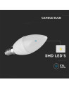 V-tac LED Крушка - 6.5W E14 Пластик Кендъл 3000K 211111 - 8