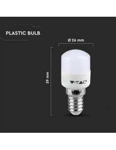 V-tac LED Крушка - 2W ST26 2W Пластик 3000K 212341 - Цена | LEDs4economy 2