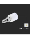 V-tac LED Крушка - 2W ST26 2W Пластик 3000K 212341 - 6