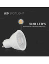 V-tac LED Крушка - 6W GU10 SMD Пластик 38° 6400K 211911 - 8