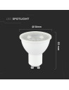 V-tac LED Крушка - 7.5W GU10 SMD Пластик 110° 4000K 218731 - 7