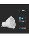V-tac LED Крушка - 6W GU10 SMD Пластик 38° 6400K 211971 - 2