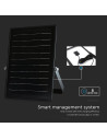 V-TAC 10W LED Соларен Прожектор LiFePo Батерия 3.7V Черен CCT 4000K + 6000K - 23756 - 5