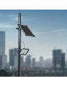 V-TAC 10W LED Соларен Прожектор LiFePo Батерия 3.7V Черен CCT 4000K + 6000K - 23756 - 18