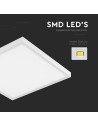 V-TAC LED Панел 36W 595x595мм Backlit 120 lm/W 6500K 2 в 1 - 23766 - 3