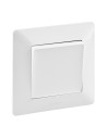 Legrand 755734 Еднополюсен ключ Valena Life 1х, с рамка, бял,  - 755734