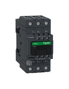 SE Контактор TeSys D 3P 18.5kW (40A AC-3) 1NO-1NC 220V DC EverLink - LC1D40AMD - Цена | LEDs4economy 2