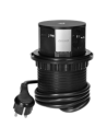 ORNO Мебелна колона Pop-Up, с контакти 3х шуко, 2х USB тип A+C, индуктивно зарядно 10W, кабел 1.5m, Ø100mm,  - OR-GM-9017(GS) - 2