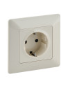 Legrand 755741 Контакт Valena Life с рамка 2P+E Schuko 16A, авт. клеми, крем,  - 755741 - 2