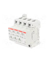 ABB Катоден отводител тип 2 OVR 40kA 275V 3P+N 1NO+1NC  - 2CTB815704R0800
