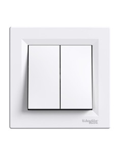 SE Сериен бутон моноблок цвят Бял Asfora - EPH1100121 - Цена | LEDs4economy 2