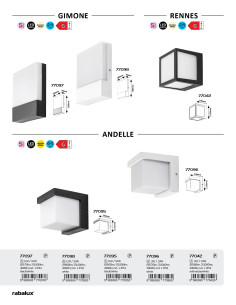 Rabalux Rennes Външно стенно осветление IP54 LED 10W 4000K 77042 - Цена | LEDs4economy 2