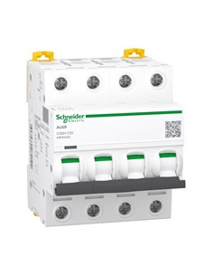 SE Автоматичен прекъсвач Acti 9 iC60H 4P 20A крива C 10kA - A9F84420 - Цена | LEDs4economy