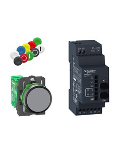SE Комплект радио бутон и приемник Ø22mm XB5 - XB5RFA02 - Цена | LEDs4economy 2