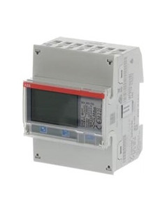 ABB Трифазен електромер за ИНДИРЕКТНО мерене на ел. енергия B24, M-bus, 4 тарифи, тов. график, за DIN монтаж 4 мод, MID - 2CMA1 