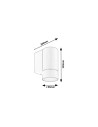 Rabalux Phoenix Външно стенно осветление IP54 GU10 1X MAX 10W K 8118 - 7