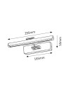 Rabalux Picture guard Лампи за картини IP20 LED 5W 3640 - 9