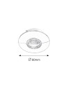 Rabalux Randy Вградени и повърхностно монтирани лампи IP44/ IP20 LED 4W 1072 - 13