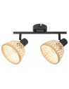 Rabalux Rattan Спот осветление IP20 E14 2x MAX 15W 3134 - 6