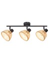 Rabalux Rattan Спот осветление IP20 E14 3x MAX 15W 3135 - 6