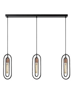 Rabalux Rovier Висящи осветителни тела IP20 E27 3x MAX 40W K 72264 - Цена | LEDs4economy