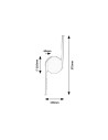 Rabalux Sabira Аплик IP20 LED 8W 4000 71122 - 14