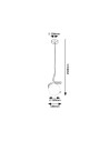 Rabalux Sarabi Висящи осветителни тела IP20 E27 1x MAX 20W K 72126 - 13