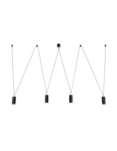 Rabalux Senobia Висящи осветителни тела IP20 GU10 4X MAX 5W K 73038 - Цена | LEDs4economy