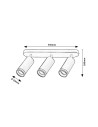 Rabalux Senobia Плафон IP20 GU10 3x MAX 35W K 73035 - 9