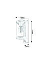 Rabalux Silistra Външно стенно осветление IP44 E27 1x MAX 60W K 7892 - 9