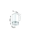 Rabalux Sintra Външно стенно осветление IP44 GU10 1X MAX 25W K 7955 - 7