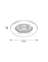 Rabalux Spot relight Вградени и повърхностно монтирани лампи IP20 GU5.3 1x MAX 25W 2151 - 7