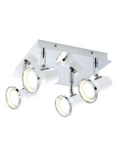Rabalux Steve Осветление за баня IP44 GU10 4x MAX 15W 5500 - Цена | LEDs4economy