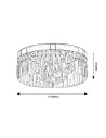 Rabalux Sybil Осветление за баня IP44 G9 6x MAX 28W K 75036 - 7