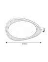Rabalux Tamino Плафон IP20 LED 24W 2427 - 5
