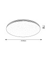 Rabalux Toma Плафон IP44 LED 30W 3875 - 8